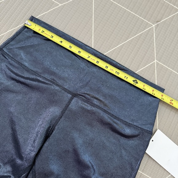 NEW‎ Lululemon Align High-Rise Ribbed Pant 25" *Shine Size 12 Foil Black  Night - Picture 11 of 11